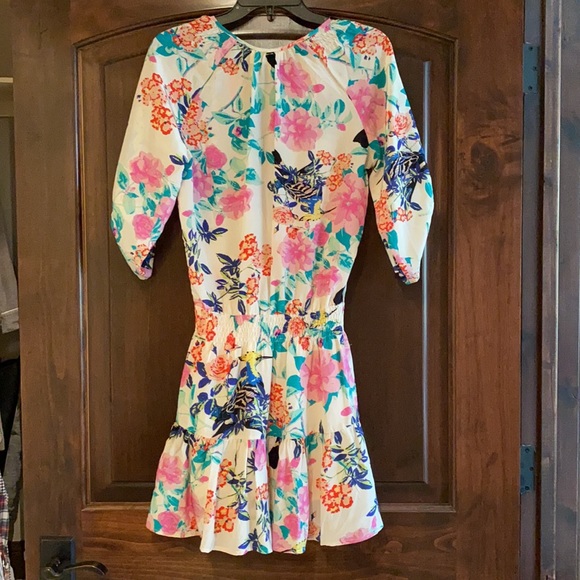 Yumi Kim Floral Silk Dress - Picture 5 of 6